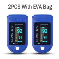 2PCS Digital Finger Oximeter Portable Electronic LED Display Fingertip Pulse Oximeter