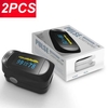 2PCS Digital Finger Oximeter Portable Electronic LED Display Fingertip Pulse Oximeter