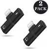 2pcs for iPhone Adapter Headphone Splitter for iPhone 11/11 Pro/XS/XR/X 8/7/6 iPad