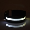 2pcs Outdoor Sports Luminous Bracelet LED Wristband Running Armband Adjustable Jogging Light Jogging Reflective Belt Bicycle Party Light