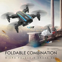 2Pcs Set JJRC H345 2.4G 4CH 6Axis Mini Drone Foldable Mini Drone Quadcopter Altitude Hold Mode Dual-aircraft RC Helicopter