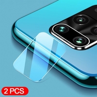 2Pcs Tempered Glass Camera protector for Xiaomi Redmi Note 9 9S 8 Pro Max 8T POCO M3 X3 NFC M2 F2 Pro Back Screen Protector Film
