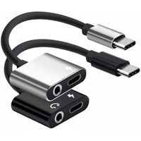2pcs USB Type C to 3.5mm Aux Audio Headphone Charger and Music Jack Adapter for Pixel 3 3XL 2 2XL iPad pro 2018 HTC Esential and so on Type c Products