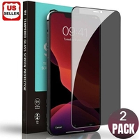 2X Privacy Tempered Glass Full Cover Screen Protector