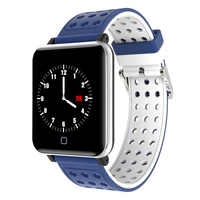 AD5 Fitness Tracker 1.3 inch HD Screen Smart Watch 8 Sports Modes Calculation Blood Oxygen Pressure Heart Rate Monitoring Continue 25 Days Swimming Smartwatch