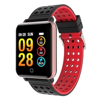 AD5 Fitness Tracker 1.3 inch HD Screen Smart Watch 8 Sports Modes Calculation Blood Oxygen Pressure Heart Rate Monitoring Continue 25 Days Swimming Smartwatch