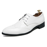 AILADUN Men Formal Shoes Fashion Trend Casual Solid Color Pointed Toe Flat Heel Business Leather Footwear