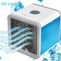 Air Conditioner Mini USB Air cooler Portable Arctic Air Conditioners Room Cooling 7 Colors LED Light Cooler Small Table Fans