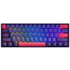 AKKO 3061 Neon Light 61 Keys Mechanical Keyboard Wireless Rechargeable Bluetooth 5.0 Type-C Wired Dual-mode Gateron Switch PBT Keycap RGB Backlight Game Keyboard