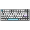 AKKO 3084 Mute 84-Key Mechanical Keyboard Wireless Bluetooth 5.0 / USB Type-C Wired Dual-mode Morandi Gray PBT Keycap Game Keyboard Gateron Pink Shaft