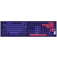 AKKO Original Neon Light PBT Double Note Full-size 157 Keys Cap Kit PBT Two-color Forming Engraved Personality Key Cap Adapting 61 /87 /108 Keys for MX Switch Mechanical Gaming Keyboard