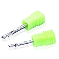 Alfawise 3.175mm 3A Single-blade Left-handed Tungsten Steel Milling Cutter Woodworking Acrylic CNC Machine Tool Engraving Tool