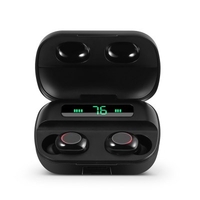 Alfawise HBQ - Q32 TWS Bluetooth 5.0 Binaural Wireless Bluetooth Mini Earbuds Touch Control LED HD Power Remaining Display With Charging Box