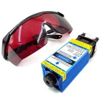 Alfawise High-quality Blue Laser Engraving Machine DIY Module with Goggles Suitable for Cnc Engraving Machine,  2-axis Engraving Machine Supports TTL PWM