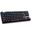 Alfawise K1 LED Backlit Mechanical Keyboard Blue Switch Gaming Keyboards-Aluminum Finish