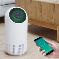 Alfawise P2 HEPA Smart Air Purifier WiFi AI Voice Control 3 Wind Speeds Touch Screen Low Noise 110mÂ³/h CADR 3-layer Filter System