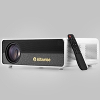 Alfawise Q9 BD1080P HD 4K Smart Home Projector with 40 - 300 inch Mirroring Screen High Brightness