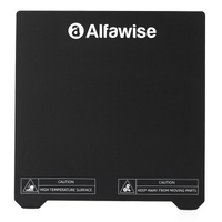 Alfawise Stainless Steel Printer Part Magneletic Post 250 x 250mm for All FDM 3D Printer Ortur Obsidian Lotmaxx SC-10 Shark All Suitable Size Machine