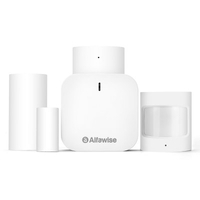 Alfawise Z1 Smart Home Security Kit Wi-Fi Zigbee Gateway Door Window Sensor Voice Assistant Intelligent Home Alarm Kit