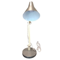 Alightup Classical Mini Fashion Frosted Metal Lampshade and Wooden Bracket Texture Study Table Lamp with Light Source US Plug