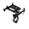 Aluminum Alloy MTB Bike Phone Holder Bicycle Motorcycle Handlebar Phone GPS Support Holder for Under 3.5-6.2 inch Phones GPS