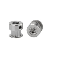 Anet 20 Teeth Aluminum 8mm Bore Timing Belt Pulley for 6mm Width Belt Flange Synchronous Wheel for 3D Printer CNC Parts