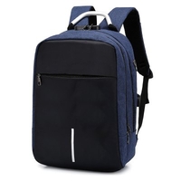 Anti-theft Locks USB Shoulder Bag Backpack Business Casual Men Computer Bag