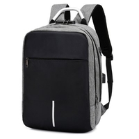 Anti-theft Locks USB Shoulder Bag Backpack Business Casual Men Computer Bag