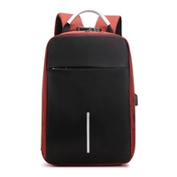 Anti-theft Locks USB Shoulder Bag Backpack Business Casual Men Computer Bag