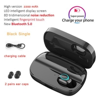 ARMOON Bluetooth Wireless Earphones Smart DIgital Display Earbuds Headset TWS Noise Cancel Touch Control Sport Headphone