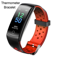 ARMOON Q8T Thermometer Smart Watch Women Heart Rate Sleep Fitness Tracker Android IOS Bracelet Temperature Men Sportband Blood Pressure Smartwatch for