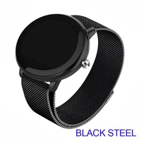 ARMOON Smart Watch T5 Tough Battery Men Women Heart Rate Bracelet Blood Pressure Fitness Tracker Band Full Touch Color Sport Call Round Smartwatch