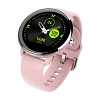 ARMOON Smart Watch T5 Tough Battery Men Women Heart Rate Bracelet Blood Pressure Fitness Tracker Band Full Touch Color Sport Call Round Smartwatch