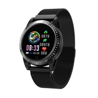 ARMOON Smartwatch AK19 Waterproof Adult Heart Rate Blood-Pressure Bracelet Fitness-Tracker Sleep Monitor Round Iphone Huawei Samsung Sports Watch