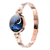 ARMOON Stylish Women Lady Smart Fitness Bracelet AK15 Heart Rate Fitness Tracker Smartwatch Waterproof Call Message Alarm IOS Android Gilr Band