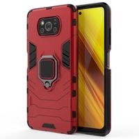 Armor Shockproof Ring Holder Case for Xiaomi POCO X3 NFC Case Hard PC Soft TPU Hybrid Back Cover for Xiaomi Poco F2 Pro