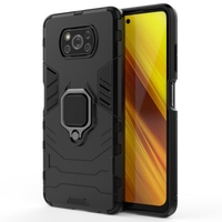 Armor Shockproof Ring Holder Case for Xiaomi POCO X3 NFC Case Hard PC Soft TPU Hybrid Back Cover for Xiaomi Poco F2 Pro