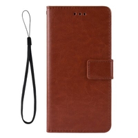 ASLING Crazy Horse Pattern Series Phone Leather Case with Stand Credit Card Slot Wallet for Umidigi A7 Pro