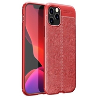 ASLING Litchi Leather Series Back Cover Phone Case for Apple iPhone 12 / iPhone 12 Pro