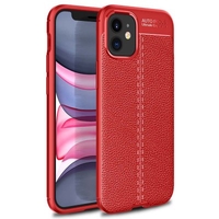 ASLING Litchi Leather Series Back Cover Phone Case for iPhone 12 Mini