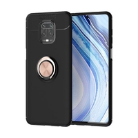 ASLING Metal Ring Series TPU Soft Phone Case Shell for Xiaomi Redmi Note 9S / Note 9 Pro / Note 9 Pro Max