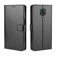 ASLING PU Leather Cover with Holder Wallet Card Storage Phone Case for Xiaomi Redmi Note 9S / Note 9 Pro / Note 9 Pro Max