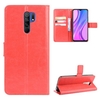ASLING PU Leather Phone Case with Holder Wallet Card Storage Cover for Xiaomi Redmi 9