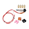 Assembled Extruder HotEnd 0.4mm Brass Nozzle4 Silicone Heating Block Case3 Kit Replacement Part for 3D CR-10V2 3D Printer
