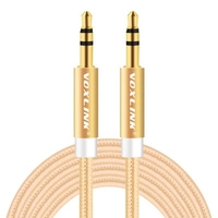 Audio Cable 3.5mm Gold Plated Plug Male to Male Cable Line for iPhone X Samsung Galaxy S8 Car Xiaomi Headphone Speaker