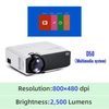 AUN MINI LED Projector Support 4K Full HD 1080p Home Theater 3D Video Projector Portable LED Projector for Outdoor