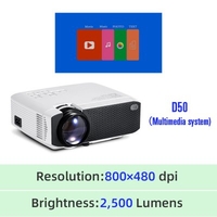 AUN MINI LED Projector Support 4K Full HD 1080p Home Theater 3D Video Projector Portable LED Projector for Outdoor