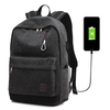 Backpack Male High School Students Bag Man Portable External Rechargeable USB Casual Canvas Computer Bag Travel Bag