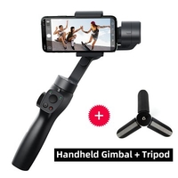 Baseus 3-Axis Wireless Bluetooth Handheld Gimbal Phone Stabilizer for iPhone Huawei Tripod Gimbal Stabilizer Gimal Smartphone