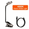 Baseus Book Light USB Led Rechargeable Mini Clip-On Desk Lamp Light Flexible Nightlight Reading Lamp for Travel Bedroom Book